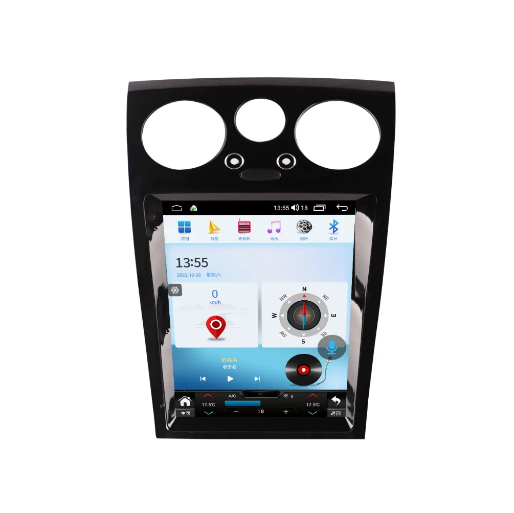 Multimedia Vertical Screen Android Car Radio GPS Navigation Head Unit For Bentley Continental GT Flying Spur 2004 2012