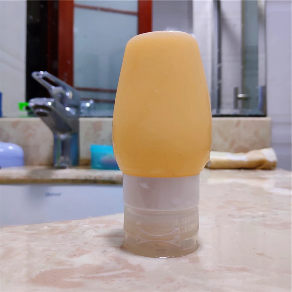

60ml Travel Bottles Set Shampoo Conditioner Lotion Container Portable Reusable Silicone Tubes LeakProof Gym Accessories