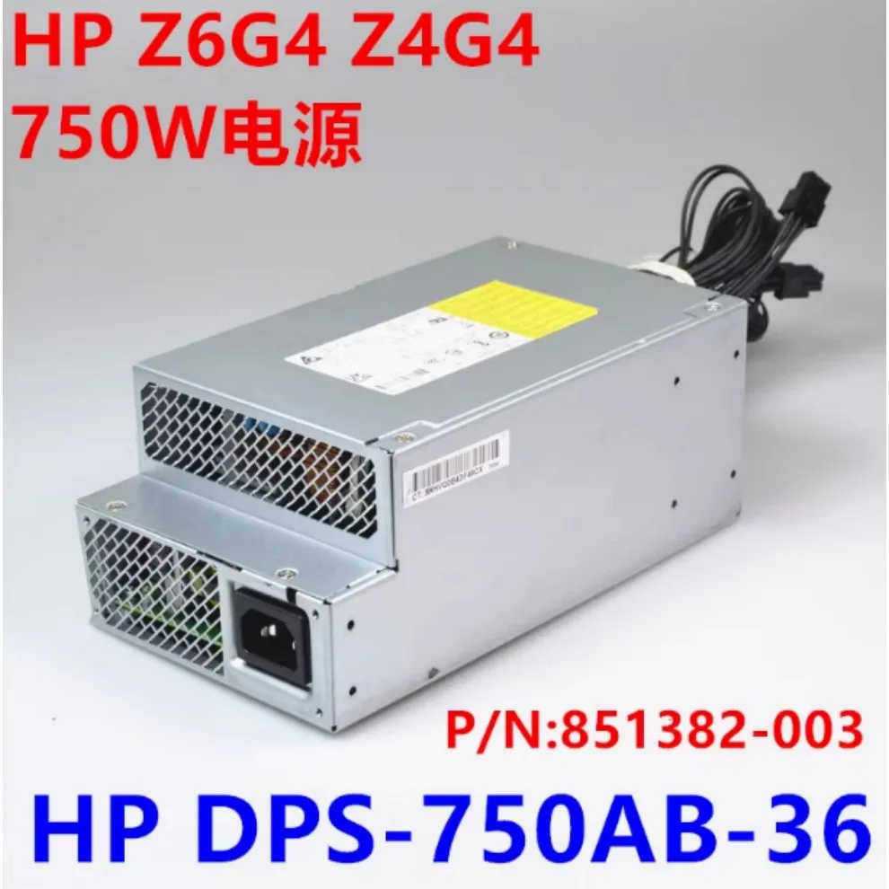 

For HP Z4 G4 Z6 G4 Power Supply 750W 851382-003 DPS-750AB-36 (Store ID: 0200)