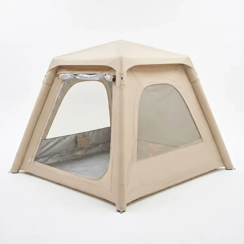 Automatic Inflatable Tent 53 Seconds Quick Setup Outdoor Camping Equipment Portable Sun Protection Textiles Luxury