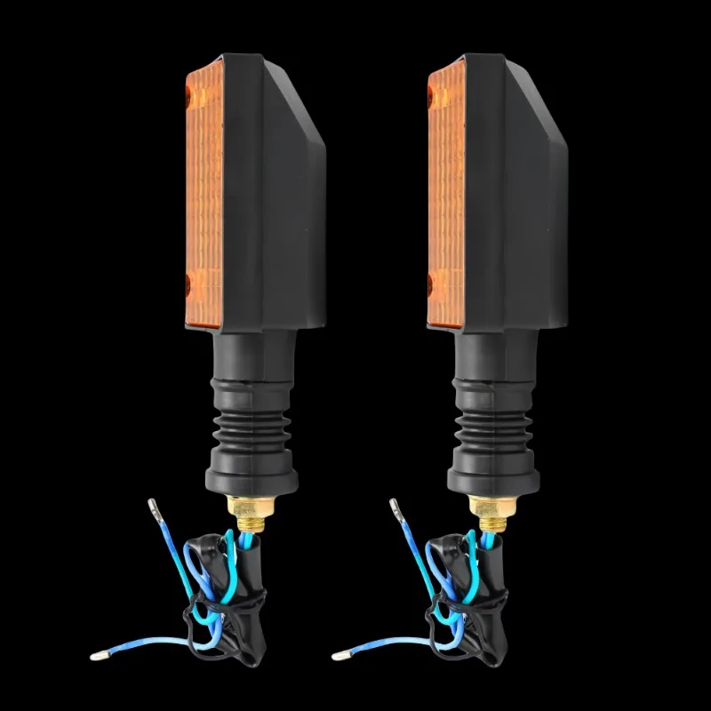 2/4 Pcs Motorcycle Rear Brake Turn Signal Lights Indicators For Yamaha DT125 XT350 XT600 XT550 XT250 FZ750 1985-2000 Amber Lamps image 4