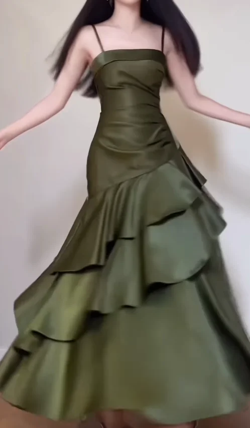 

Роскошные женские вечерние платья в арабском стиле, зеленые простые драпированные платья для выпускного вечера, Vestidos Para Mujer فستان سهره스