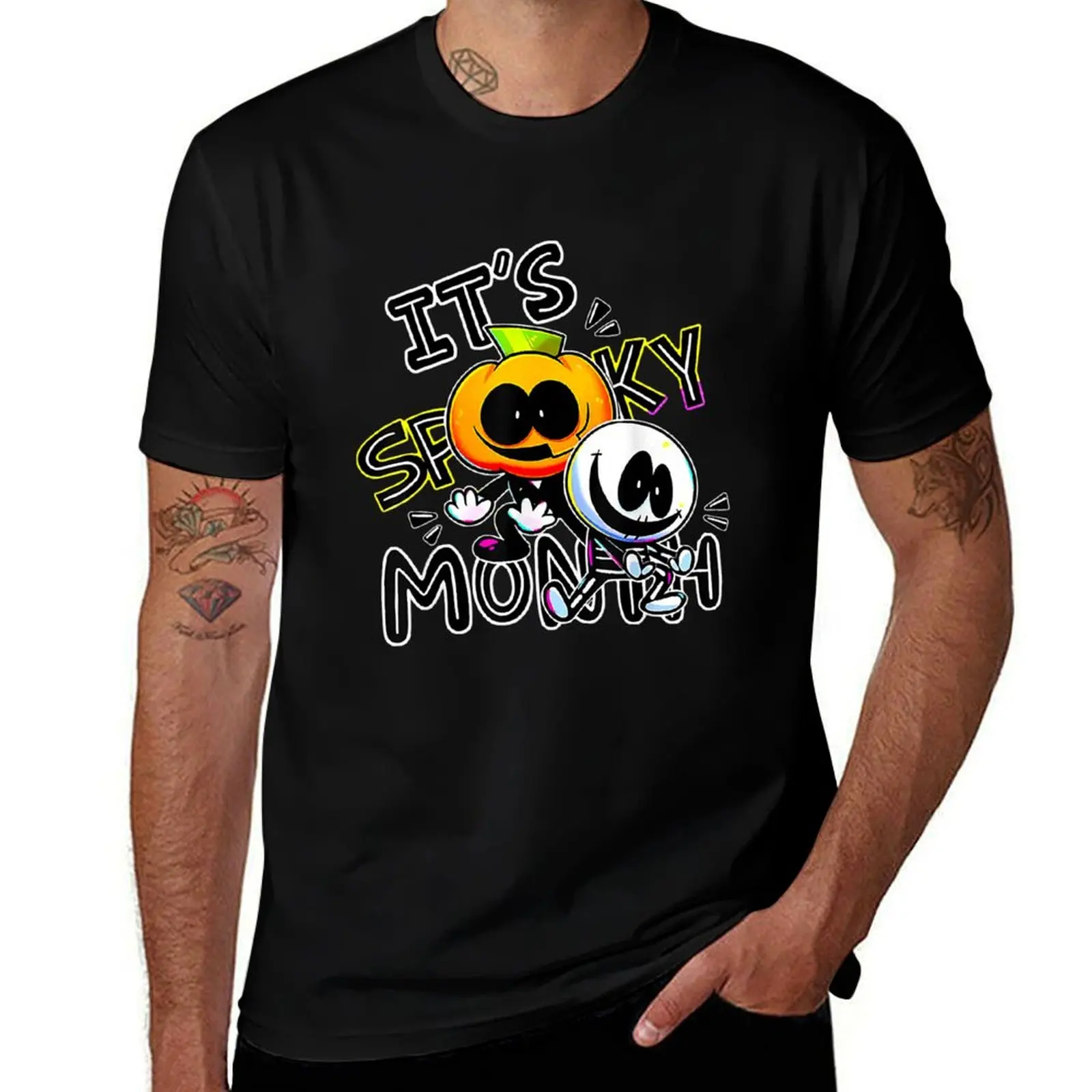 

Kids It's shirts and funny Retro Pump shirts t T-Shirt t man t Month Skid shirt prints Spooky with cotton Boys casual T-Shirt