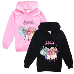 Girls Lolirock Sweatshirts Spring Autumn Boys Children Hoodies Lolirock Long Sleeves T-shirt Jacket Toddler Kids Clothes