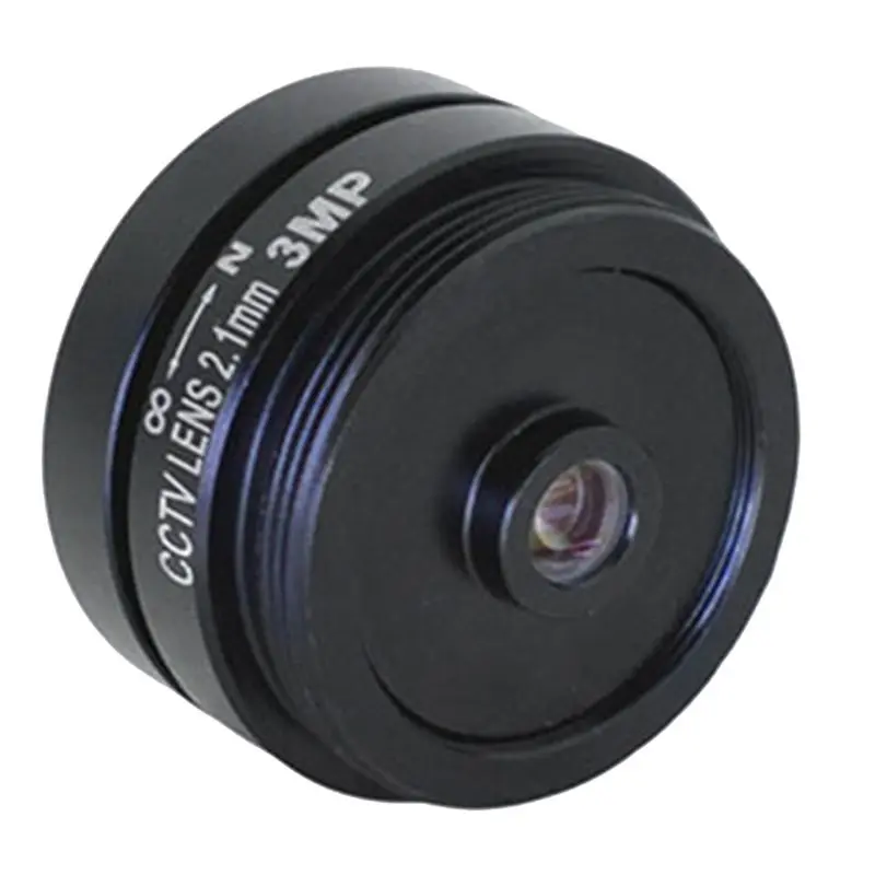 B29C-2Pcs 2.1 Mm F1.8 Megapixel 2.1Mm Wide Angle CS Mount Fixed CCTV Lens For 1/3 Sensor Size Camera