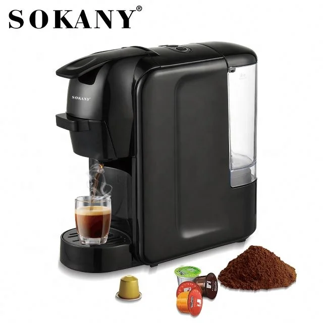 Sokany High Quality Portable 19Bar Pressure  Makers Compatible 3 In 1 Coffee Maker