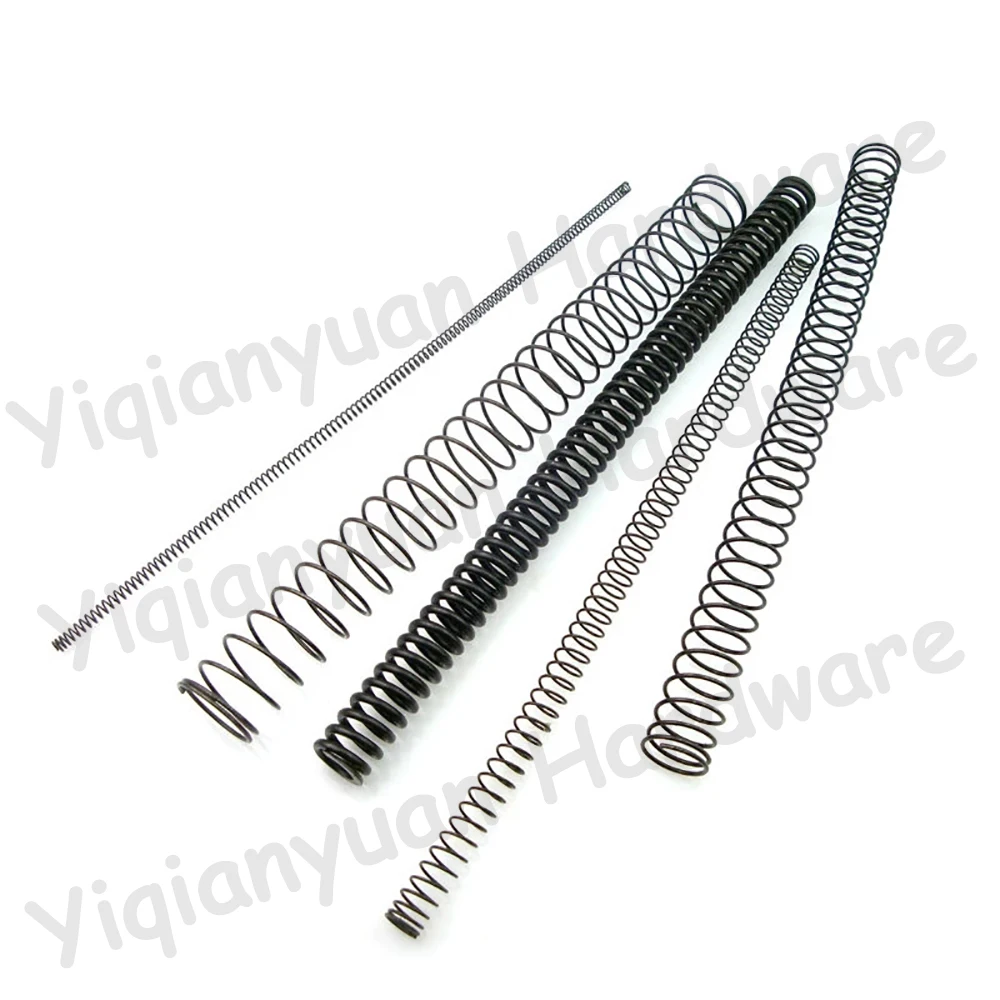 Yiqianyuan 65Mn Średnica drutu 1,5 mm Cylindryczna sprężyna dociskowa cewki Bardzo długi wirnik Sprężyna powrotna i zwalniająca ciśnienie