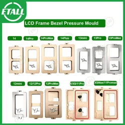 Frame Clamping Mold For iPhone X XS/ XR/XSMax /11/12/ iPhone13 14 15 Series LCD Screen Frame Bezel Pressure Holding Mold Clamp