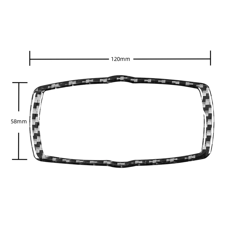 For BMW 5 Series E60 2008-2010 Car Interior Accessories Carbon Fiber Interior Car Headlight Switch Trim Frame Cover Stickers - Image 2