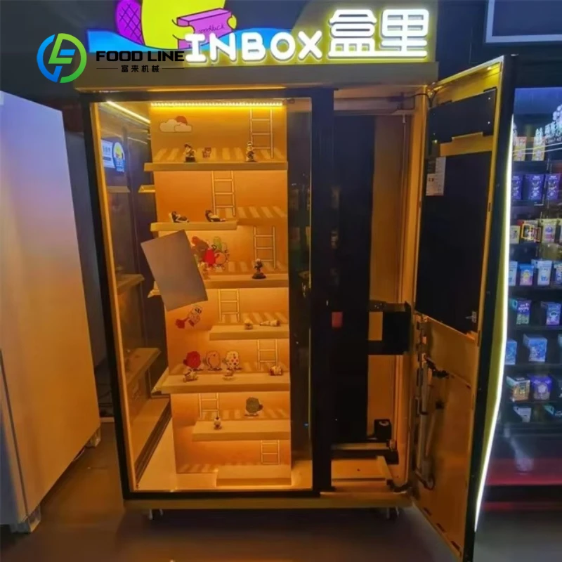 Customized New Fashion Blind Box Vending Machine for Kids Indoor Sticker Blind Box Lucky Box Vending Machine