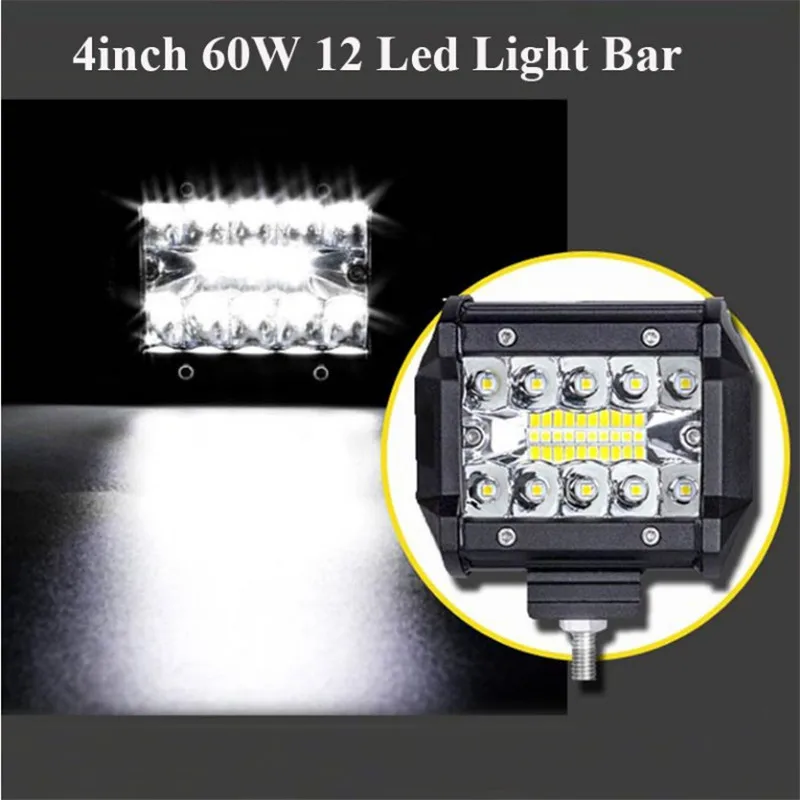 4 بوصة 2 قطعة LED جراب أضواء بقعة الفيضانات كومبو LED الضباب القيادة 4x4 قبالة أضواء الطريق أضواء العمل ل جيب شاحنة قارب ATV UTV