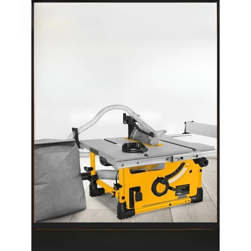 

10 inch push table multi-function woodworking, small household panel saw power tool cutting machine