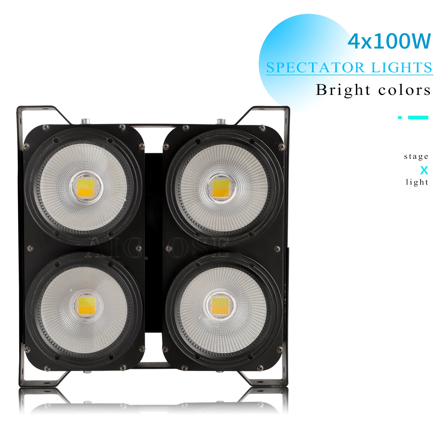 Led Blinder Light  4x100w 4 Eyes 4x100w 400W LED RGBWA UV 6in1 Warm WhiteCOB Par Dj Strobe DMX 512 Wash Beam Stage Lighting