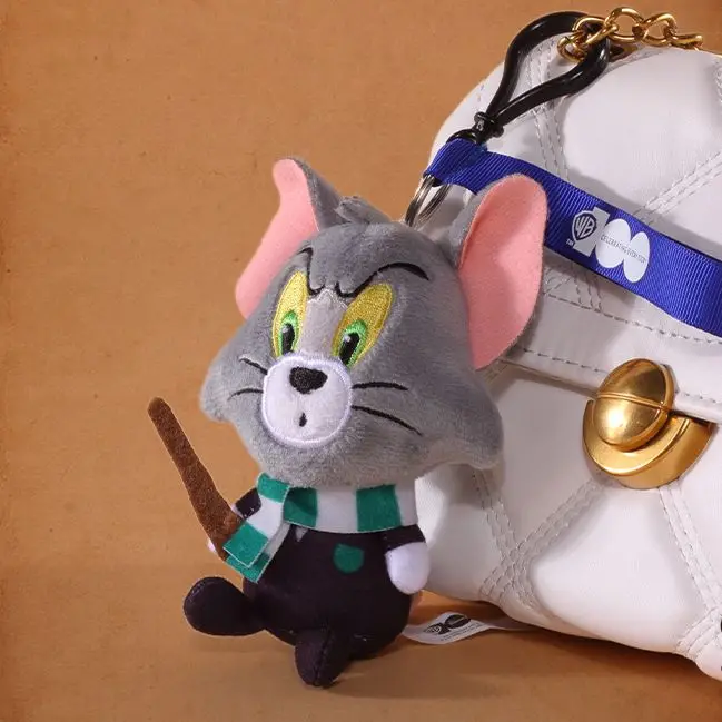 12cm Keychain Dolls Anniversary Series Plush Toy Tom Cat and Jerrry mouse Cosplay Superman Smaller Design Plush