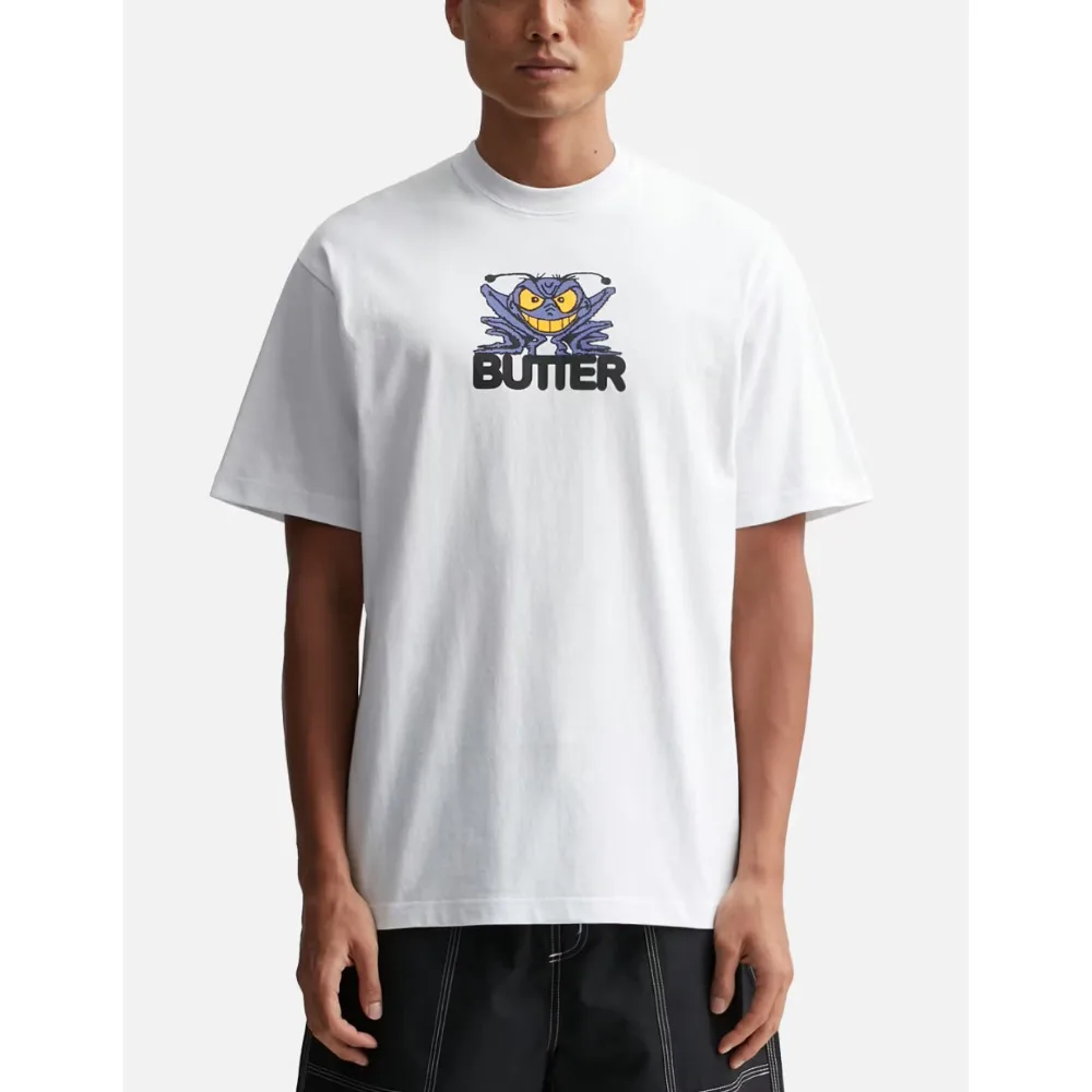 Butter Goods-Insect Fashion T-shirt for Men Y2K Tops Harajuku Luxury Brand Letter Printing Summer Short Sleeve Tee Choice