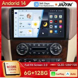 Car Radio For Mercedes-Benz M-Class W164 Android 14 Carplay 2 Din Stereo GL-Class X164 ML GL ML350 ML500 GL320 ML280 GL350 GL450