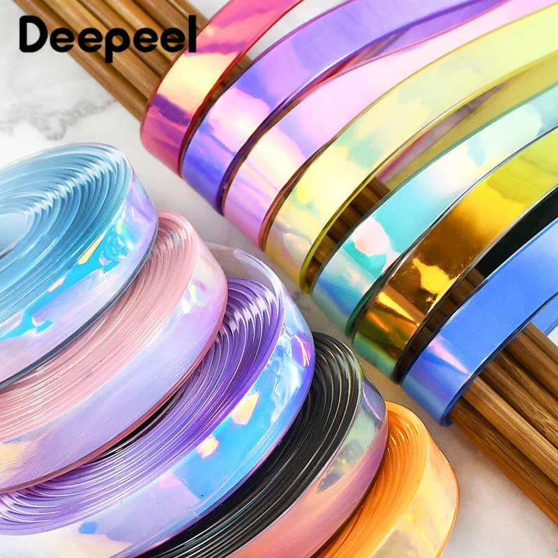 

5/10M 12mm Glitter PU Webbing Rope Phone Lanyard Keychain Silicone Leather Cord Shoes Garment Decor Ribbon Band Crafts Supplies