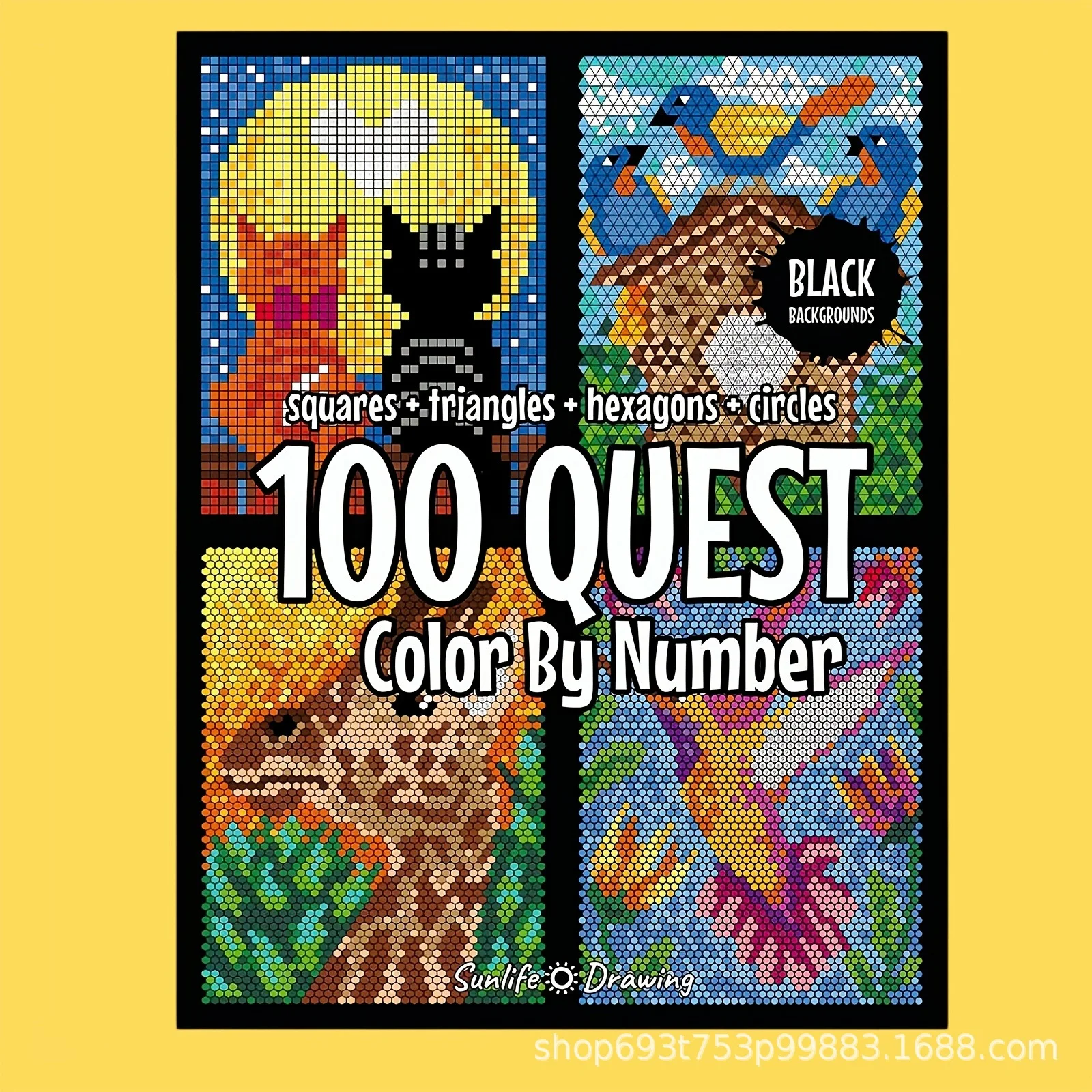

2025 Solid Digital Coloring Is A Popular New and Best-selling QUEST Color By Numbers 100 Things Self-discipline Plan