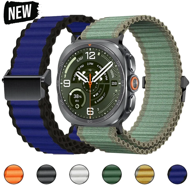 Nylon Band for Samsung Galaxy Watch Ultra 2 2026 No Gap Trail Loop Strap Bracelet For Samsung Galaxy Ultra 47mm Accessories