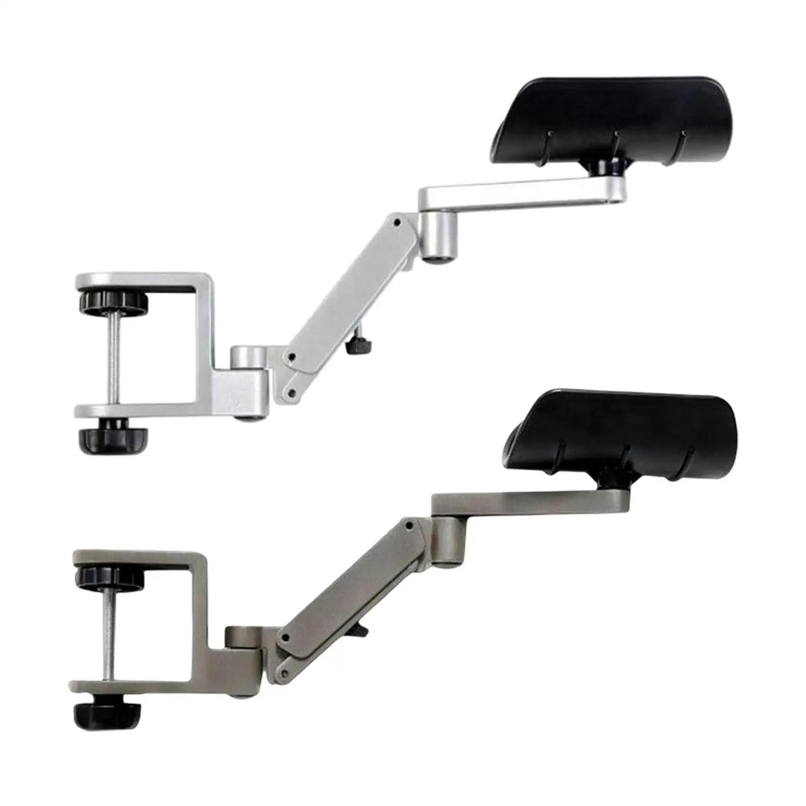 Imagem -01 - Apoio Ajustável do Resto do Braço Suporte do Descanso do Pulso Clamp on Desk para Casa apoio ajustavel do resto do braco suporte do descanso do pulso clamp on desk para casa 01
