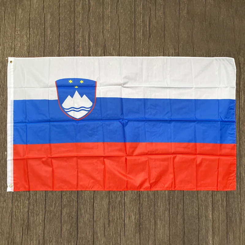 xvggdg   NEW   Slovenia  Flag 3ft x 5ft Hanging Slovenia Flag Polyester standard Flag Banner