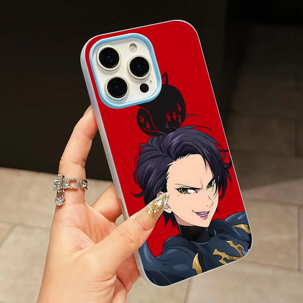 Seven Deadly Sins Merlin Phone Case for iPhone 17 16 15 14 13 12 11 Air Pro Max Plus Jelly Double layer Light Blue Cover - view 3