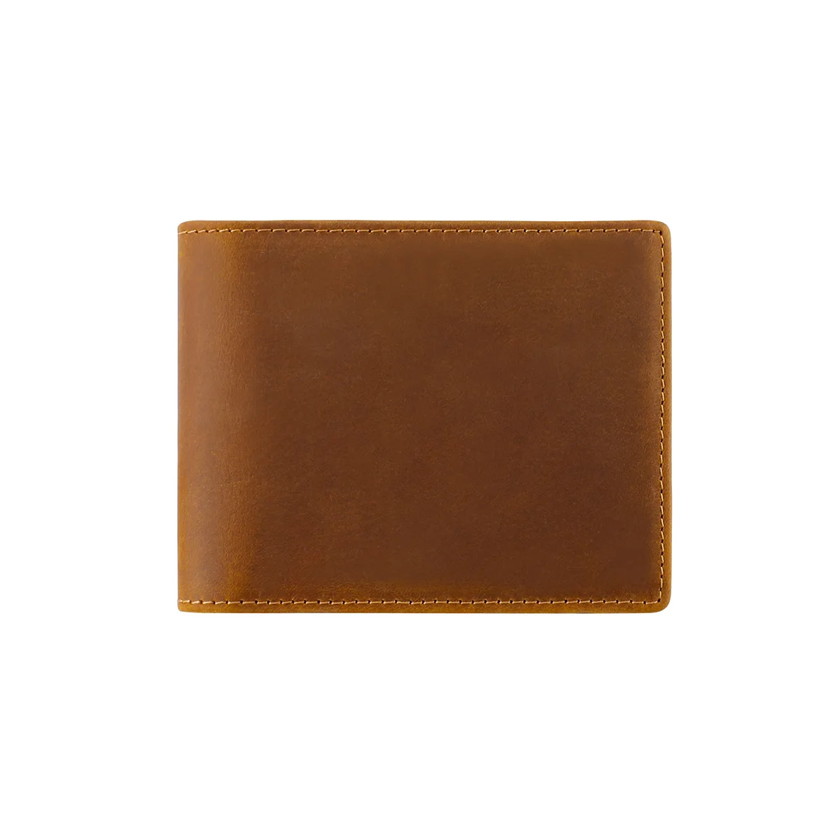 New Style Men’s Wallet Made Of Crazy Horse Leather Featuring RFID Blocking Technology Male Purse Multiple Card Slots