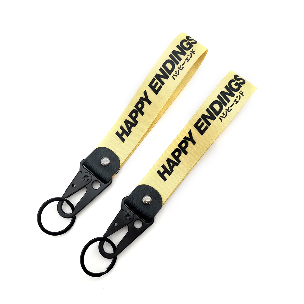 JDM Car Motorcycle Keychain Unisex Stylish Gift Eagle's Beak Keyring Strap Cloth Tow Key Tag Holder Backpack Pendant Accessories