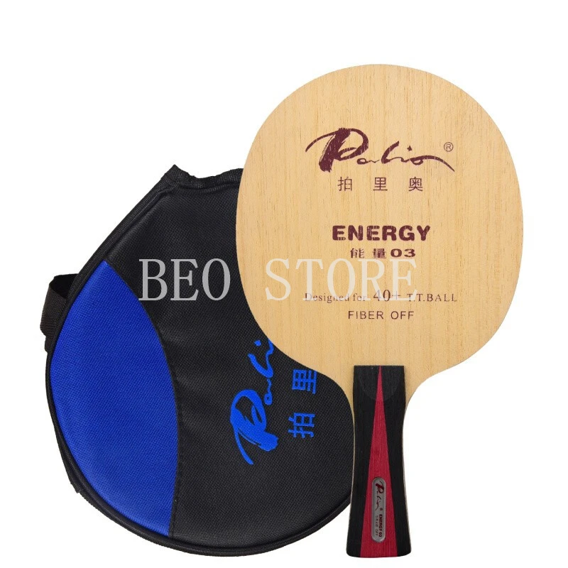 Original PALIO ENERGY 03 Table Tennis Blade Racket (5+4 CARBON, OFF) Energy-03 Ping Pong Bat Paddle