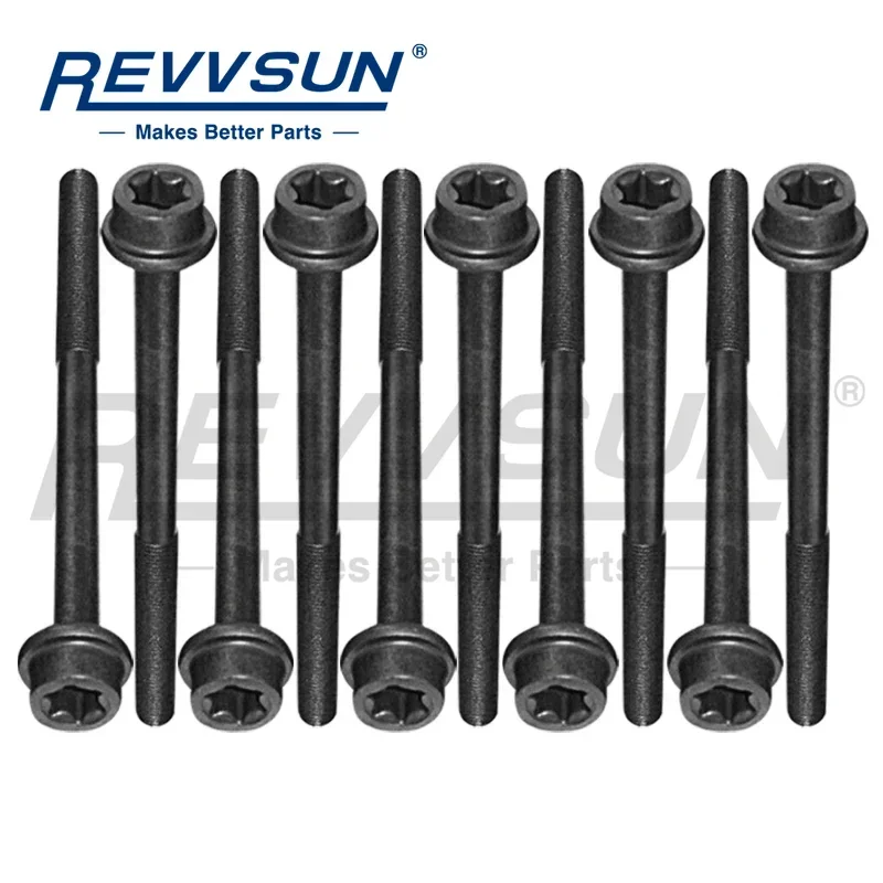 

10 комплектов болтов головки блока цилиндров для Ford S-Max Mustang Jaguar Land Rover Mazda CX 3 5 6 Volvo S80 1229267 1S7G6065CA 1682136