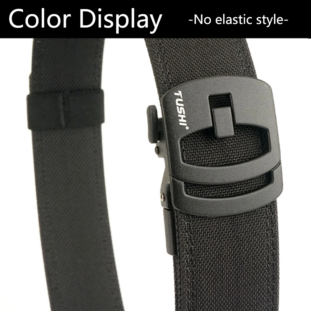 Tushi neuer militärischer neuer Gürtel für Männer robuste Nylon Metall automatische Schnalle Polizei Waffen gürtel taktische Outdoor-Gürtel ipsc Zubehör – Detail 15
