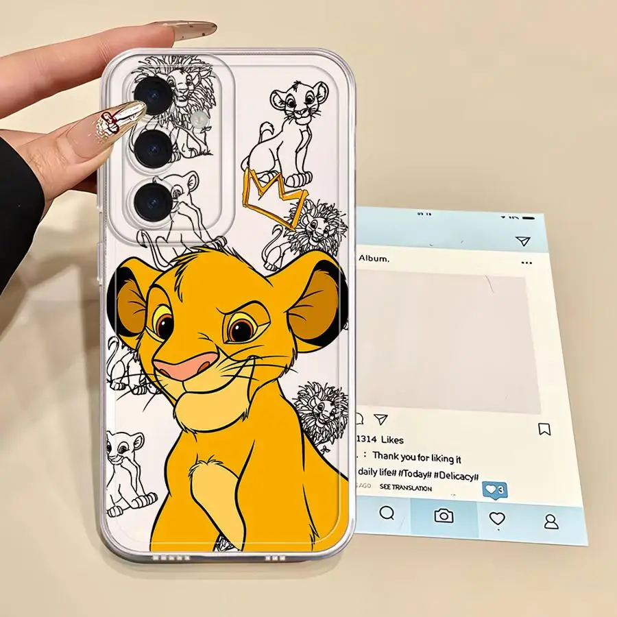 ديزني الأسد الملك لينة غطاء الهاتف حقيبة لهاتف سامسونج غالاكسي A33 A14 A15 A55 A23 A56 A26 A24 A36 A13 A34 A35 A73 A54 A25 #3