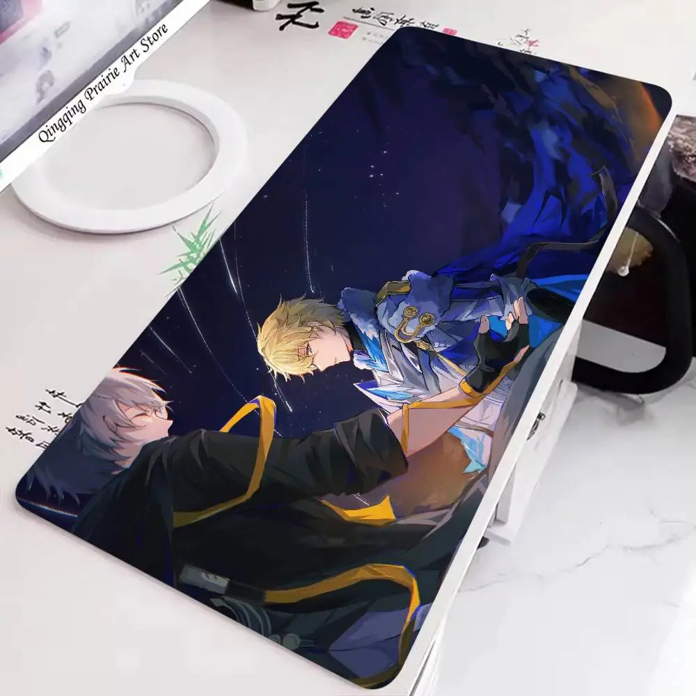 Gepard Landau Game Honkai Star Rail Mousepad Non-slip Suitable For Office Computers Laptops E-sports Game Desk Mats XXL Keyboard