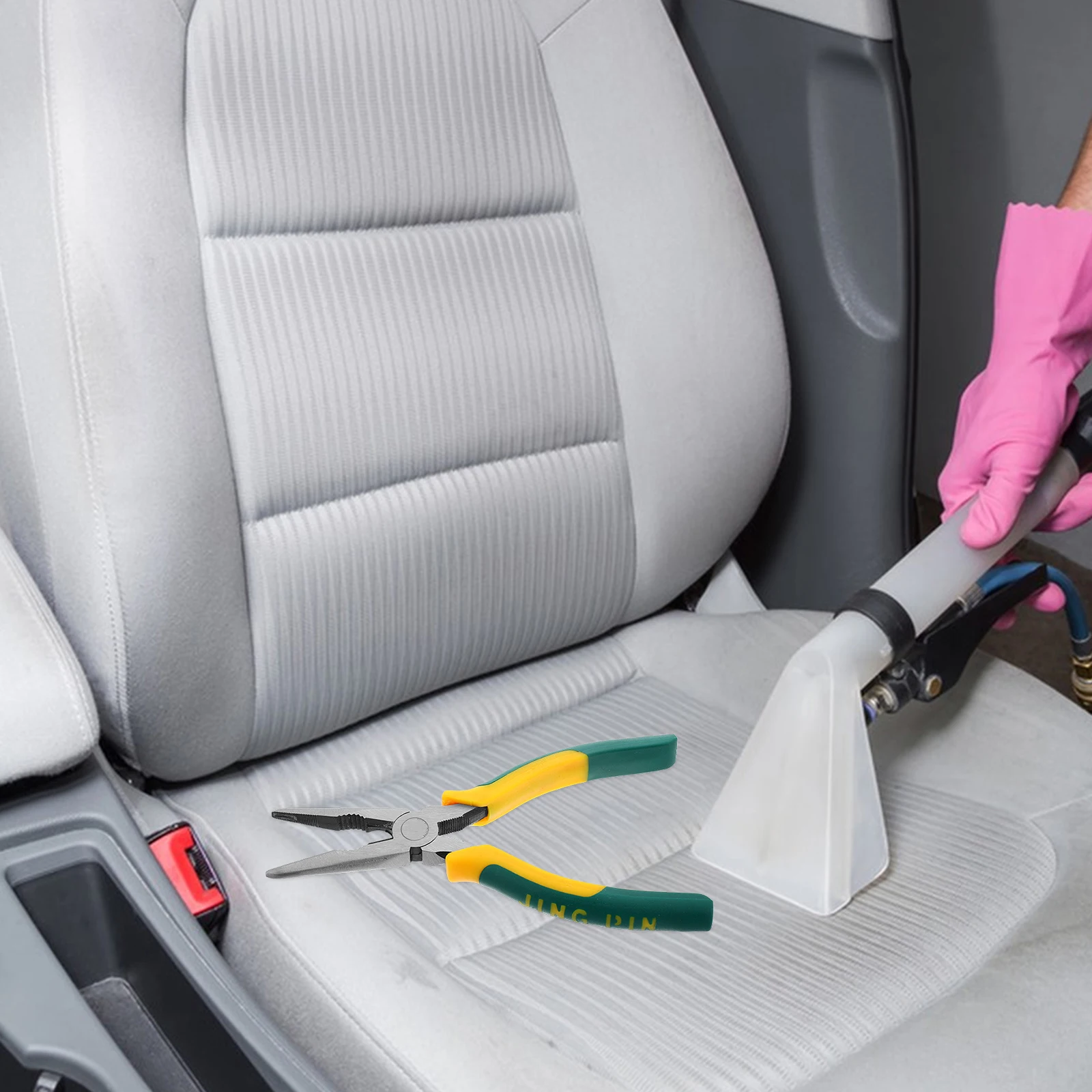 

Car Seat Punch Tool Long Car Things Durable Gap Filler Efficient Secure Versatile Automotive H Stitch Gap Tools