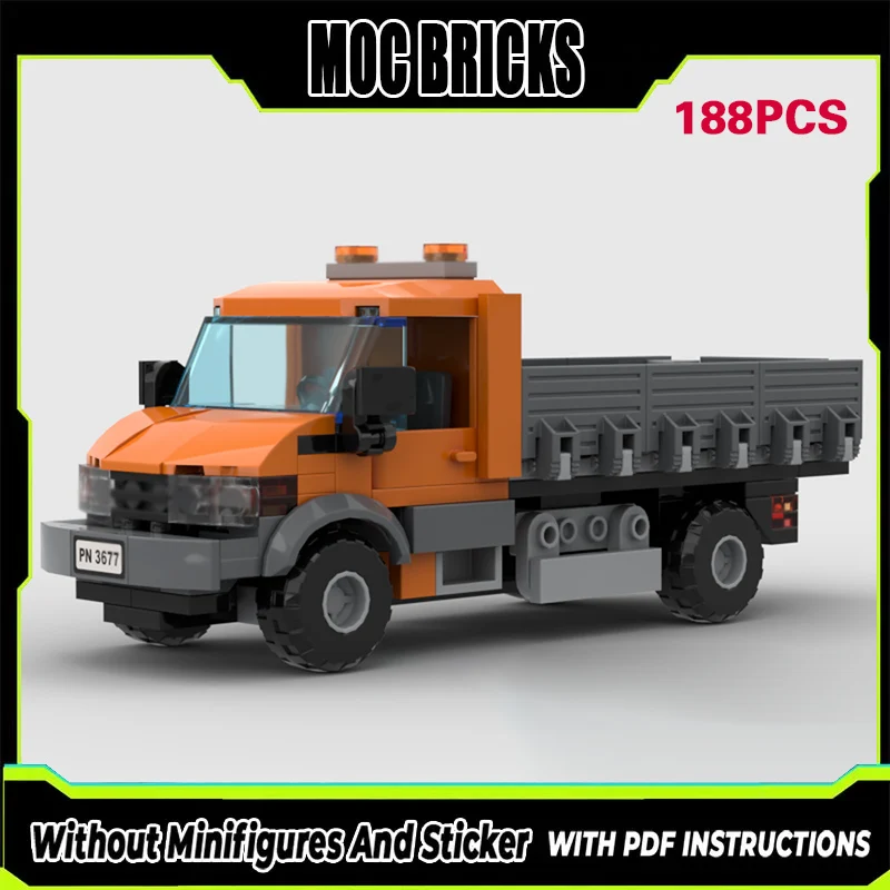 

City Car Model MOC Building Bricks Heavy-Duty Dump Truck Modular Technology Gifts Holiday Assemble Children Toys Suit