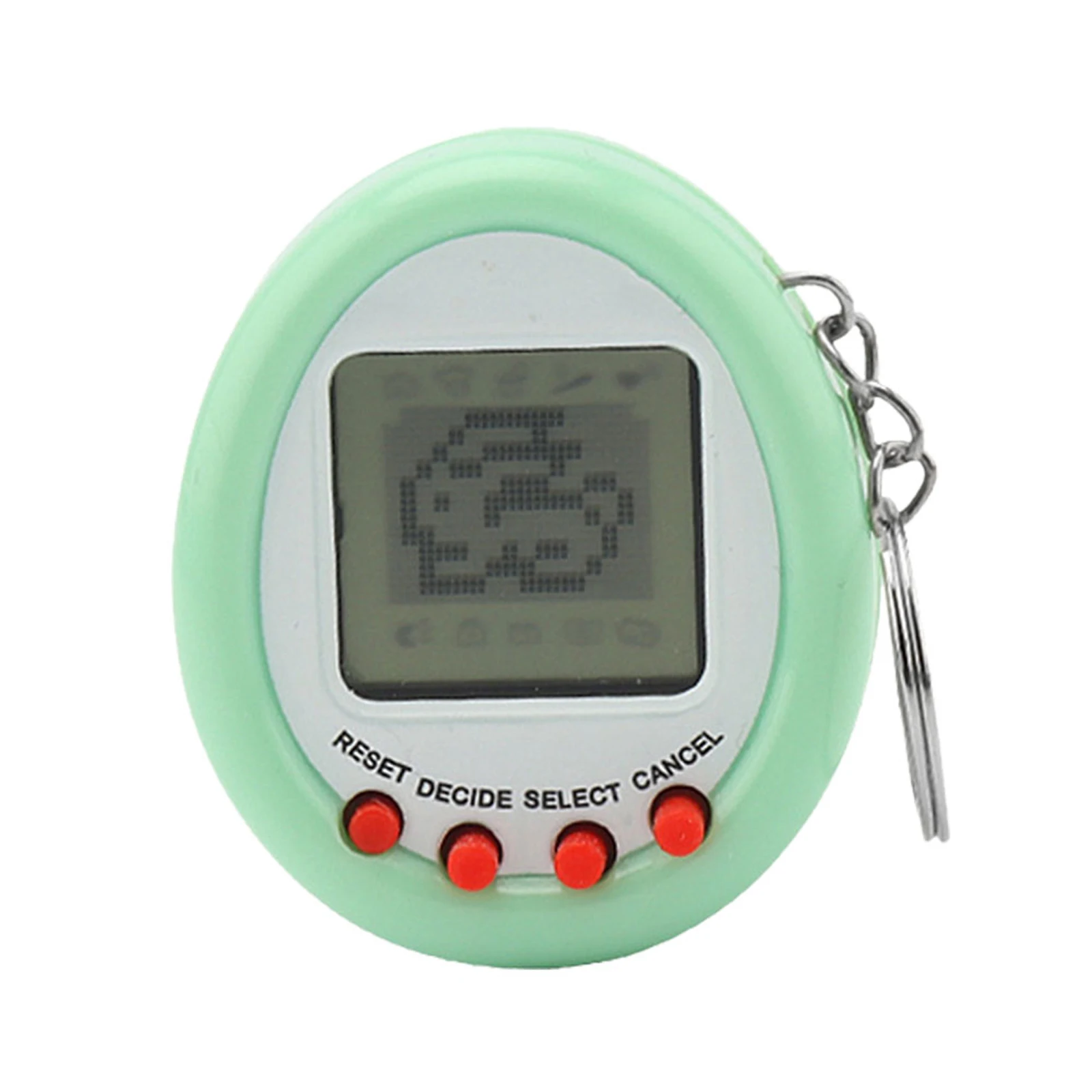 Vintage 168 Pets in One LCD Display Electronic Digital Pet Game Console Keychain