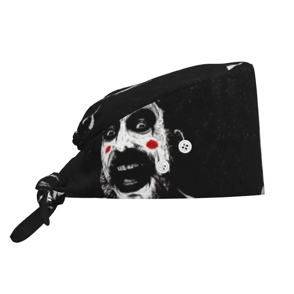 

Забавная шапочка-кепка «Убийственный клоун» для работы, уборки, в стиле капитана Сполдинга, хирургическая шапочка, шапочка для медсестер, шапочка для стоматологов