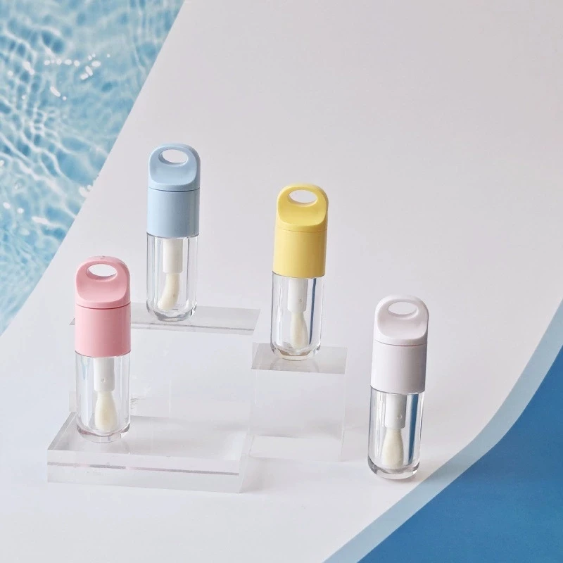 10pcs 5mL Mini Adorable Lip Gloss Tube  DIY Multi Colored Glaze Tube Lip Clay Dispensing Bottle Makeup