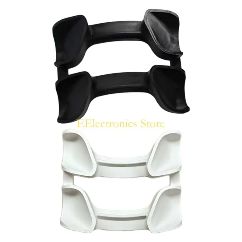 B03C Desktop Game Controller Holder, ABS Double-Support Stand for Clean Desk Storage and Easy Reach in Living Areas