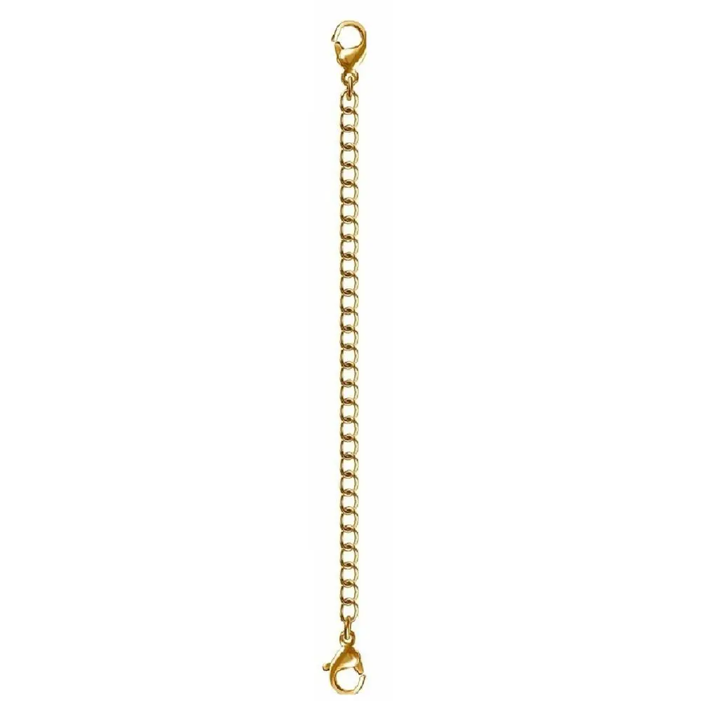 Findings & Components Gold Silver Black Jewelry Accessories Necklace Bracelet Lobster lock DIY Extender /Safety Chain Extender