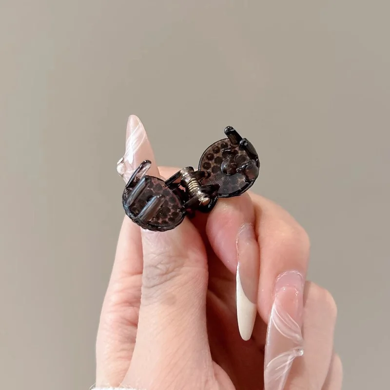 2/4 stücke Mini Runde Strass Haar Klaue Retro Zirkon Frauen Mädchen Klaue Clip Kleine Haarnadeln Haar Krabben Mädchen haar Zubehör ﻿ – Detail 6