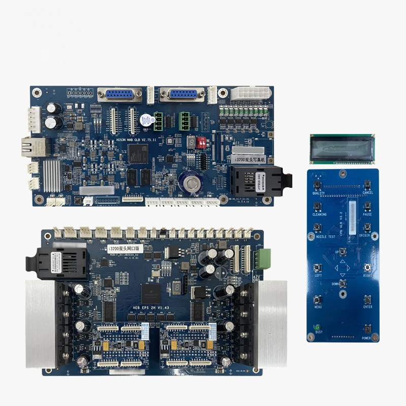 Megajet 2 heads Optic Fiber Boards for DTF/Sublimation/Eco solvent printer convert kit