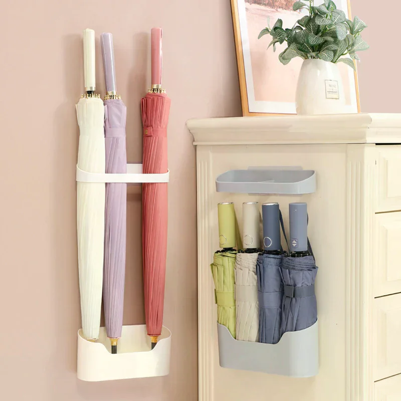 Plastic Umbrella Stand Wall Holder Umbrella Storage Stand For Home Mount Citroen Umbrella Bracket view 2