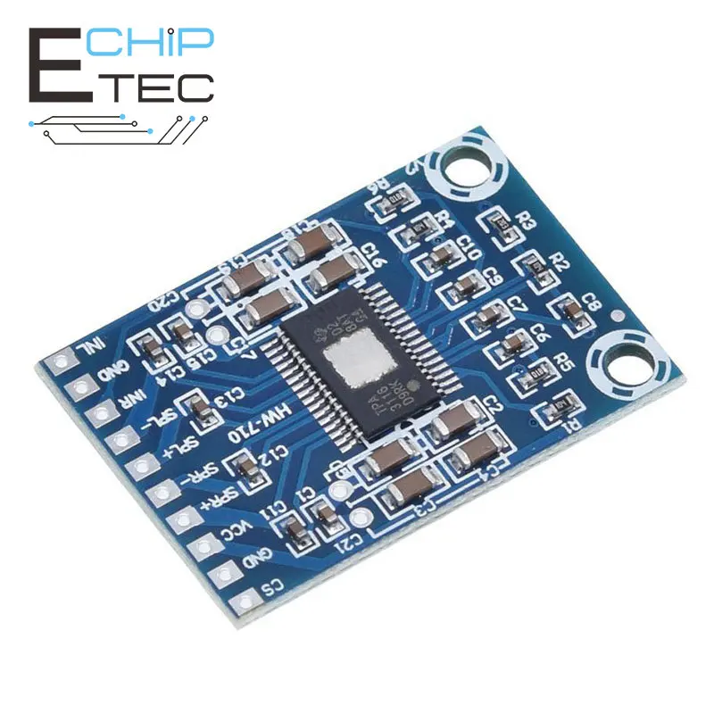 

DC 12V-24V 2x50W Dual Channel Mini Digital Amplifier Board Class D 50W+50W TPA3116D2 XH-M562 Audio Amplifier Module