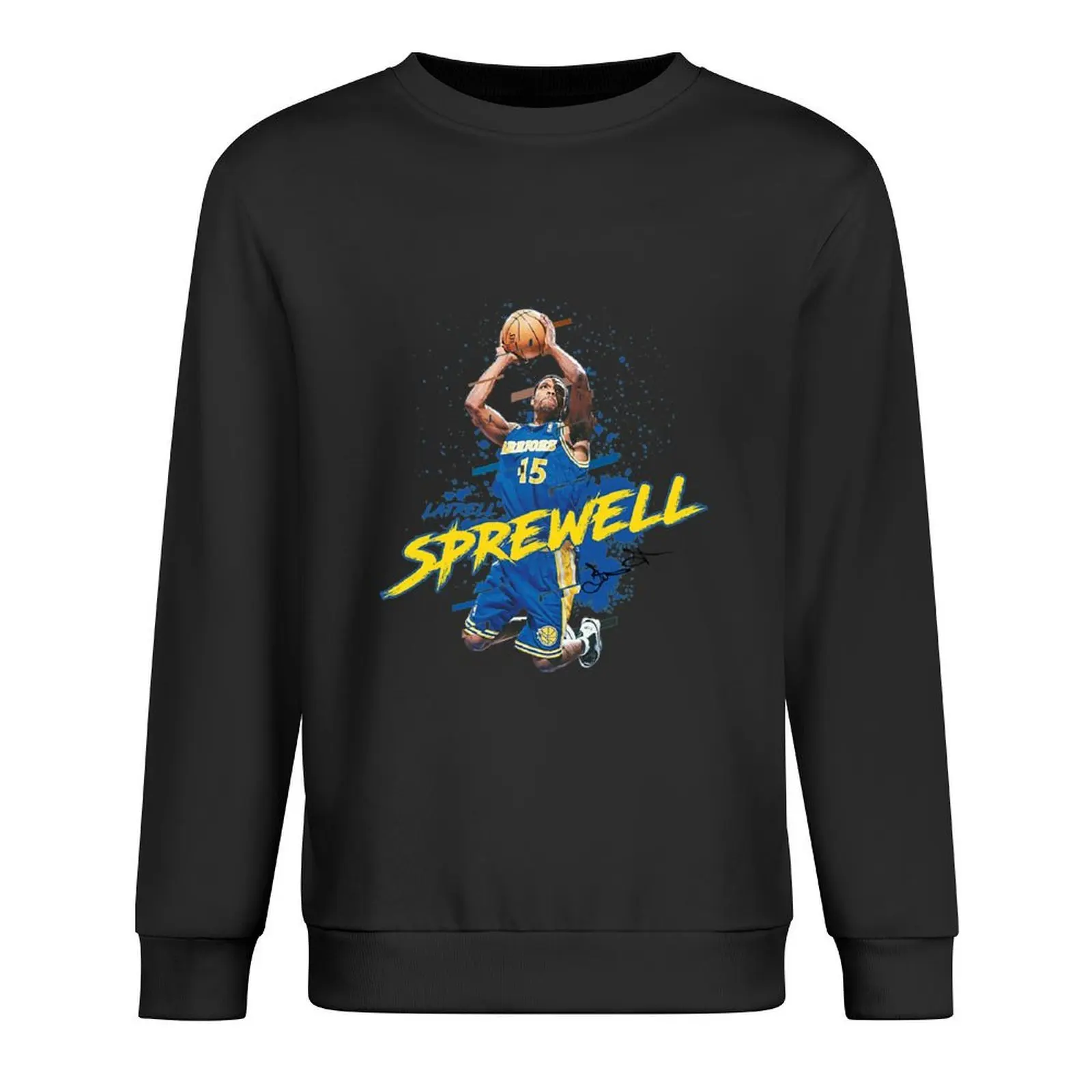 

Latrell Sprewell Golden State Warriors Pullover men's autumn clothes anime clothing fashion men men's sweatshirts