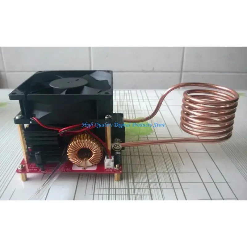 U2JE 1000W ZVS Индукционная нагревательная плата Обогреватель модуля с заменой медной трубки