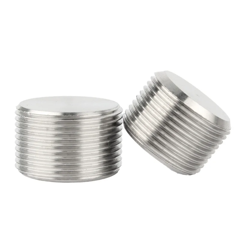 304 Stainless Steel Hex Socket Pipe Plug,NPT/BSPT/BSPP Male Thread Pipe Fitting,1/16 1/8 1/4 3/8 1/2 3/4 1 1-1/4 1-1/2 2 Inch
