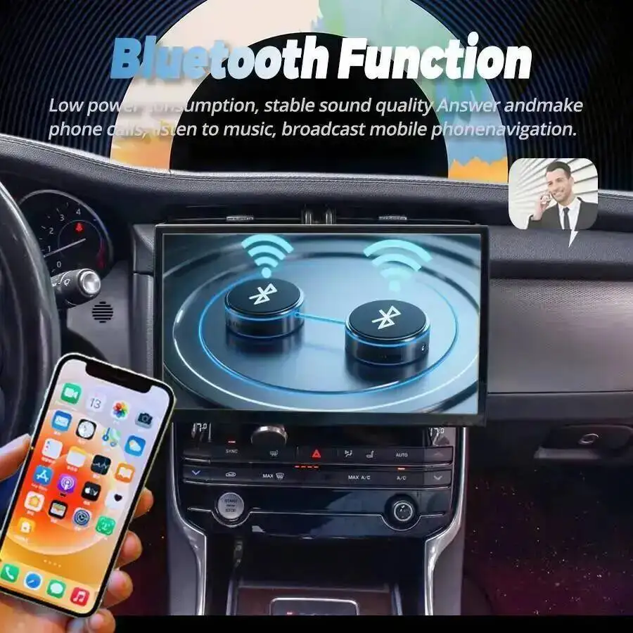 For Jaguar XE XEL F-PACE XF XFL 2016-2019 Car Radio Screen Or Ac Screen GPS Navigation Multimedia Player Stereo Carplay HeadUnit - view 6