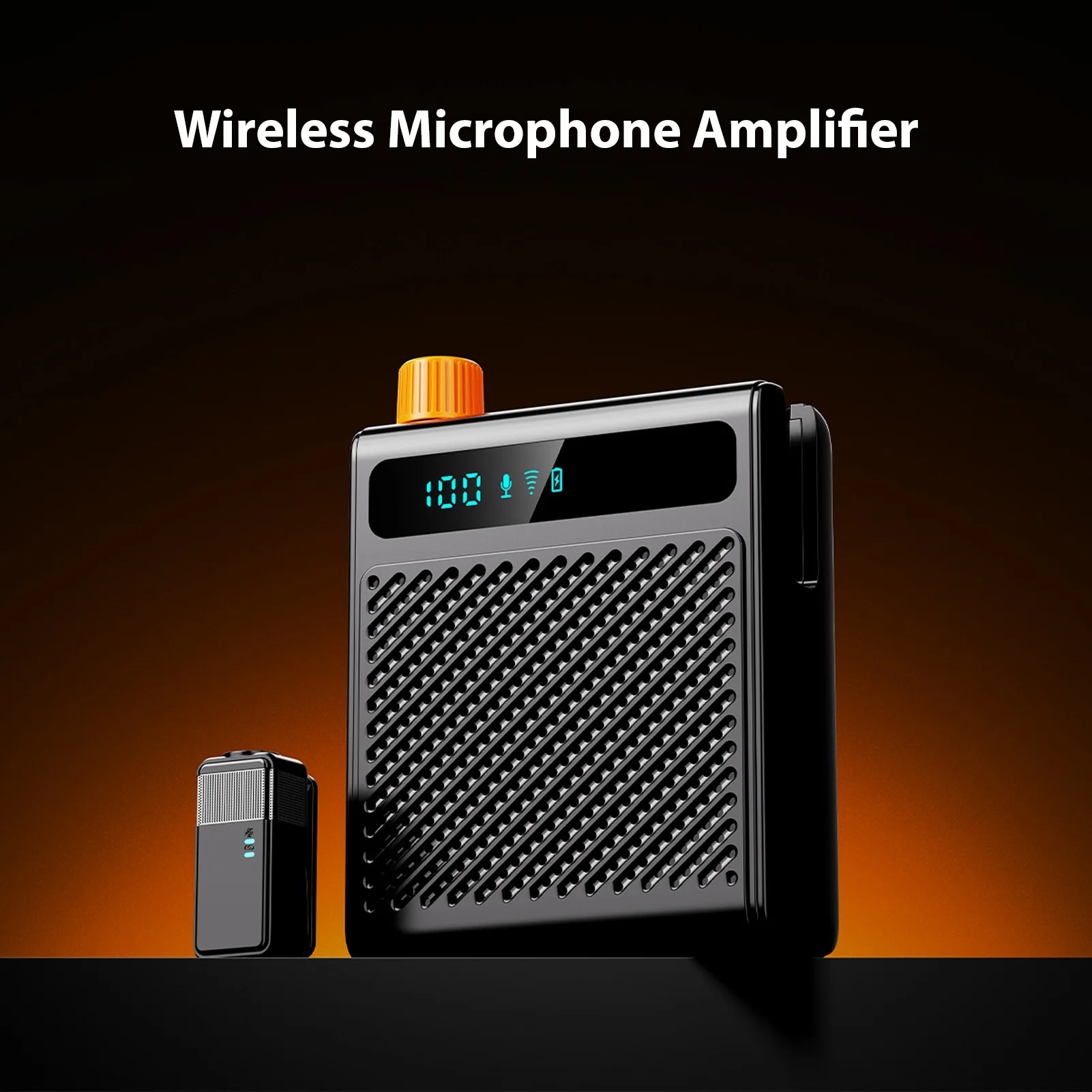 Wireless Microphone Amplifier Built in Professional Chip Clear Voice No Distortion Rechargeable Portable Voice Amplifier Lapel