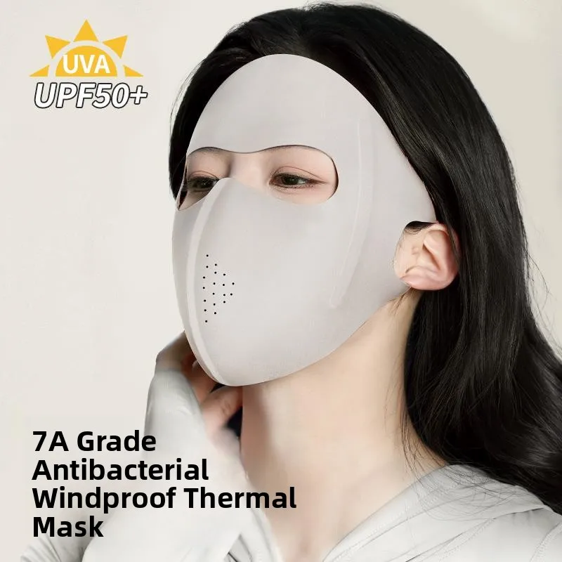 

Warm Women's Face Mask Full Face Sunscreen Anti Wind Cold Proof UV Protection Bikini Style Face Cover Medical Environment Sui...